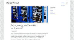 Desktop Screenshot of infopatika.hu