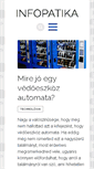 Mobile Screenshot of infopatika.hu